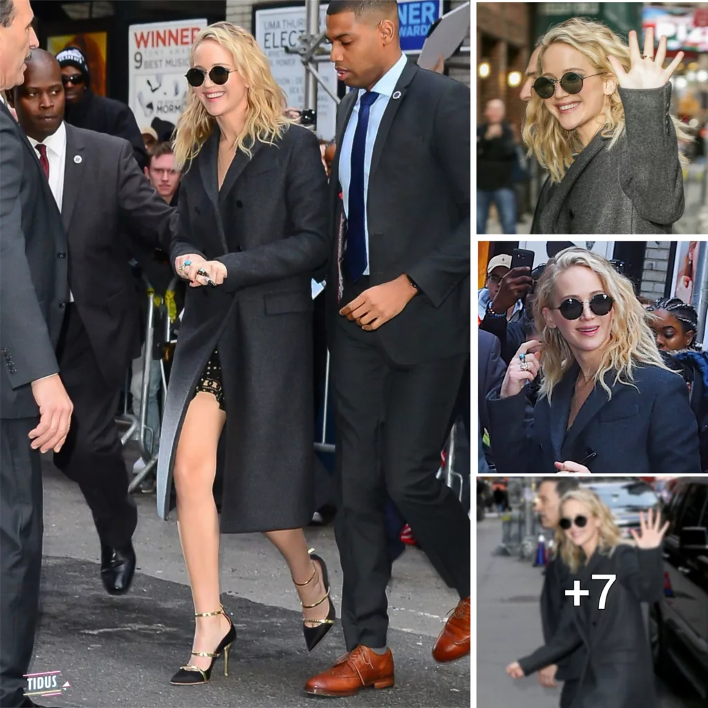 Jennifer Lawrence’s New York Stroll: Leaving Ed Sullivan Theater in Style